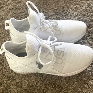 US Polo Assn White Tennis Shoes